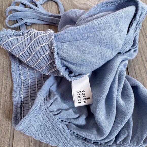 Blue Boho Skirt & Top Set - XS - Picture 3 of 5